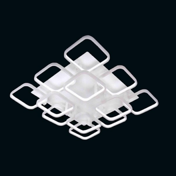 Mẫu đèn với các khối hình vuông xếp xen kẽ nhau độc đáo