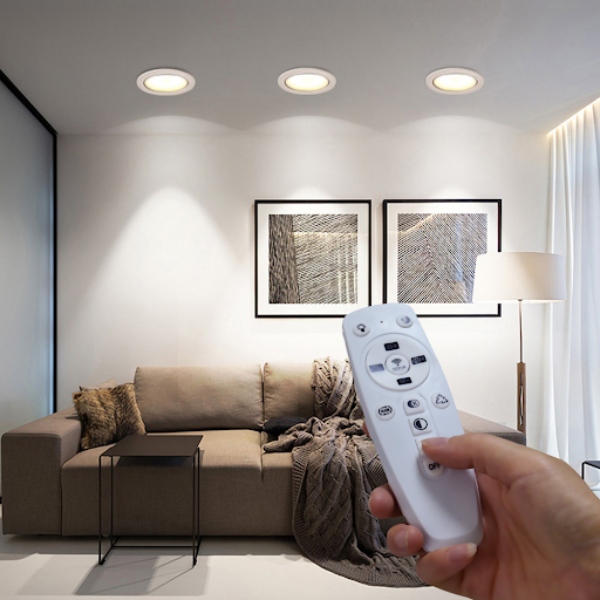Đèn led ốp trần siêu sáng được sử dụng rất nhiều trong các căn hộ gia đình