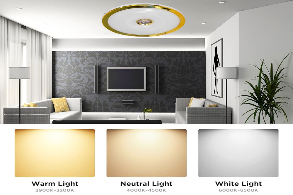 Lựa chọn màu sắc ánh sáng đèn theo màu tường và nội thất phòng